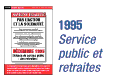 Services publics et retraites - 1995